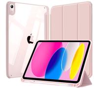 Case for iPad A16 11th/10th Gen 2025/2022 with Pencil Holder Pink