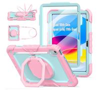 Case for iPad (A16) 11th/10th Generation 11"/10.9" 2025/2022, Pink Mint