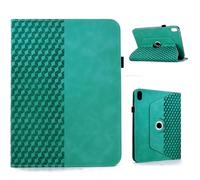 Case for iPad (A16) 11th Generation 11" (2025)/iPad 10th Generation 10.9" (2022), 360 Degree Rotating Protective Cover Case with Card Holder and Pen Holder - Sea Green