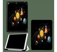 Case for iPad (A16) 11th Generation 11 Inch (2025), for iPad 10th Generation 10.9 Inch (2022) - Ultra Slim Stand Cover Built-in Pencil Holder, Auto Wake Sleep, Planet Universe