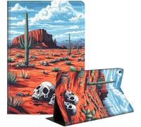 Case for iPad (A16) 11th Generation 11 Inch 2025/iPad 10th Generation 10.9 Inch 2022, Slim PU Leather Stand Cover with Auto Wake/Sleep, Multi-Angle Viewing & Shockproof, Red Desert