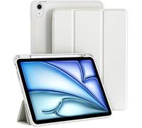 Case for iPad Air 11 6th M3/M2 (2025/2024) 11 Inch/iPad Air 5th/4th 2022/2020 10.9 Inch, Flexible TPU Cover with Pencil Holder, Support Pencil Pro/USB-C Charging, Stellar Gray