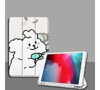 Case for iPad Air 11 Inch Case 2024 / Air 6th 5th 4th Generation 2022/2020 10.9 Inch Cover with Pencil Holder, Support Apple Pencil Charging with Auto Wake/Sleep - Happy puppy
