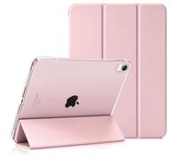 Case for iPad Air 11 Inch Case (M4 2026/M3 2025/M2 2024), iPad Air 5th Generation 2022/4th Gen 2020 10.9 Inch, Slim Hard Translucent Back Cover with Auto Wake/Sleep, Pink