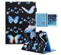 Case for iPad Air 11 Inch M2 2024 - Premium PU Leather Ultra Lightweight Slim Shell Stand Cover Auto Wake/Sleep, Dream Blue Butterfly