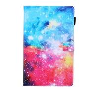 Case for iPad Air 11 Inch M2 2024 - Premium PU Leather Ultra Lightweight Slim Shell Stand Cover Auto Wake/Sleep, Beautiful starry sky