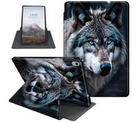 Case for iPad Air 11 Inch M2 2024 Release, iPad Air 5th / 4th Generation 10.9 Inch Case (2022/2020), 360 Degree Rotating Folio Stand Smart Cover with Auto Sleep/Wake, Wolf's Gaze