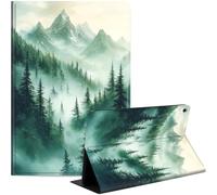 Case for iPad Air 11-inch M3 2025/M2 2024/10.9” Air 5th 4th 2022 2020, Slim PU Leather Stand Cover with Auto Wake/Sleep, Multi-Angle Viewing & Shockproof, Mysterious Forest
