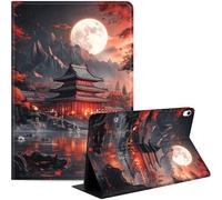 Case for iPad Air 11-inch M3 2025/M2 2024/10.9” Air 5th 4th 2022 2020, Slim PU Leather Stand Cover with Auto Wake/Sleep, Multi-Angle Viewing & Shockproof, Ancient Buildings