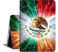 Case for iPad Air 11"(M3/M2-2025/2024),for iPad Air 5th Generation 2022/4th Gen 2020 10.9",Shockproof Multi-Angle Stand Folio Cover with Auto Wake/Sleep PU Leather Protective Case,Mexican Flag
