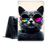 Case for iPad Air 13 inch M3 2025 & 2024 M2 /iPad Pro 12.9 Inch 2022/2021/2020 PU Leather Smart Protective Cover with Auto Sleep/Wake for iPad Air 13 inch2025/2024,Cool Cat