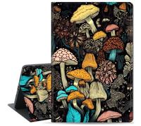 Case for iPad Air 5th Generation Case 2022 / iPad Air 4th Generation Case 2020 10.9 Inch, Multiple Angle, PU Leather Slim Folio Stand Smart Cover with Auto Wake/Sleep, Colored Mushroom 02
