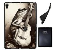 Case for iPad mini 5 Generation 2019/ Mini 4 3 2 1 (Old Model) 7.9 inch,Slim Soft Shockproof TPU Silicone Protective Back Shell Case for iPad mini 5/4/3/2/1, Violin and Frog
