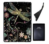Case for iPad mini 5 Generation 2019/ Mini 4 3 2 1 (Old Model) 7.9 inch,Slim Soft Shockproof TPU Silicone Protective Back Shell Case for iPad mini 5/4/3/2/1, Dragonfly Wildflowers