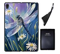 Case for iPad mini 5 Generation 2019/ Mini 4 3 2 1 (Old Model) 7.9 inch,Slim Soft Shockproof TPU Silicone Protective Back Shell Case for iPad mini 5/4/3/2/1, Dragonfly Wildflowers