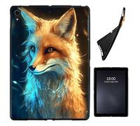 Case for iPad mini 5 Generation 2019/ Mini 4 3 2 1 (Old Model) 7.9 inch,Slim Soft Shockproof TPU Silicone Protective Back Shell Case for iPad mini 5/4/3/2/1, Purple Yellow Fox