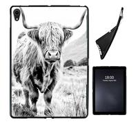 Case for iPad mini 5 Generation 2019/ Mini 4 3 2 1 (Old Model) 7.9 inch,Slim Soft Shockproof TPU Silicone Protective Back Shell Case for iPad mini 5/4/3/2/1, Highland Cow on Isle of