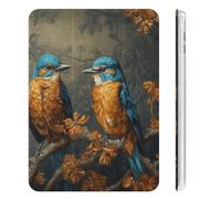 Case for ipad Mini 6 2021 8.3 Inch with Pencil Holder,Sitting on A Branchprinted Slim Lightweight Tri-fold Soft TPU Back Cover with Auto Wake/Sleep for iPad Mini 6th Generation Case