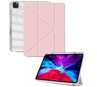 Case for iPad mini 6，Pink,X-Axis Rotating Stand, Anti-Bending Acrylic Back, 99% AR Clear Tech, Built-in Stylus Slot, Full Camera Armor, Auto Wake/Sleep