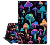Case for iPad Mini 6th Generation 8.3 inch 2021, Lightweight Protective, Multiple Angle, PU Leather Slim Folio Stand Smart Cover with Auto Wake/Sleep, Colorful Mushroom