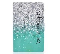 Case for iPad Mini 7 (2024) Tablet Case, Shockproof PU Leather Multi-Angle Viewing Stand Function Folip Flip Protective Cover Green quicksand