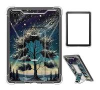 Case for iPad mini 7 A17 Pro 2024/iPad Mini 6 2021 8.3 Inch iPad mini 7th/6th Gen,Clear TPU Shockproof Stand Bumper Back Cover Transparent Case,Sky Forest Tree
