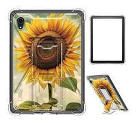 Case for iPad mini 7 A17 Pro 2024/iPad Mini 6 2021 8.3 Inch iPad mini 7th/6th Gen,Clear TPU Shockproof Stand Bumper Back Cover Transparent Case,Sky Sunflower