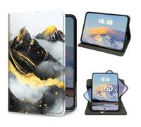 Case for iPad mini 7 (A17 Pro) 2024/ Mini 6 2021 8.3 Inch Art Mountain Slim PU Leather 360 Degree Rotating Multiple Viewing Angles Stand Cover with Auto Wake/Sleep for iPad mini 7th/6th Generation
