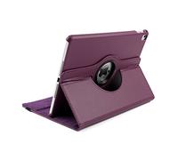 Case for iPad mini,Suney 360 Degree Rotating PU Leather Cover Multi Typing Angle Easy Viewing Hands-Free Stand Slim Full Body Protective Case Folio Cover for 7.9 inch iPad mini 1/2/3 - Purple