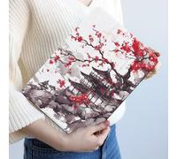 Case for iPad Pro 10.5 Cherry Blossom Apple 10.2 Inch Case Sakure 9th 8th 7th Generation Cover with Pencil Holder iPad Air 3rd Gen Cases Auto Sleep/Wake Smart Cover