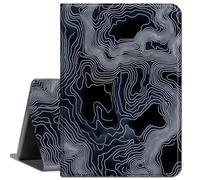 Case for iPad Pro 11-Inch, 2022/2021/2020/2018 Model (4th/3rd/2nd/1st Generation),Lightweight Smart Shell Stand Cover with Auto Wake/Sleep Cases for iPad Pro 11 Inch 2018,Topographic Contour