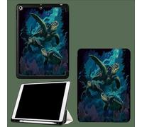 Case for iPad Pro 11 Inch 4th/3rd/2nd Generation 2022/2021/2020, Soft Slim Trifold Stand Protective Case with Pencil Holder, Auto Sleep/Wake,Marine Life Sea Turtles