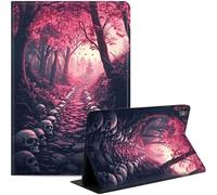 Case for iPad Pro 11 Inch Case 2024 5th Gen(M4), Slim PU Leather Stand Cover with Auto Wake/Sleep, Multi-Angle Viewing & Shockproof, Skulls Leading