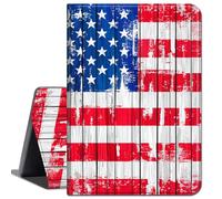 Case for iPad Pro 12.9 5th / 6th Generation Stand 2021/2022,Slim Soft Shockproof TPU Silicone Protective Back Shell Case for iPad Air 13 Inch M3/M2 (2025/2024),American Flag