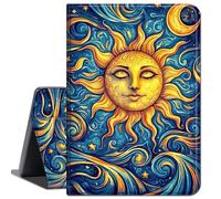Case for iPad Pro 12.9 Case 5th / 6th Generation Case 2021/2022,Slim Lightweight Smart Shell Stand Cover with Auto Wake/Sleep for iPad Pro 12.9 inch,Moon and Sun