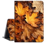 Case for iPad Pro 12.9 Case 5th / 6th Generation Case 2021/2022,Slim Lightweight Smart Shell Stand Cover with Auto Wake/Sleep for iPad Pro 12.9 inch,Yellow Maple Leaf