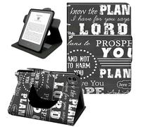 Case for iPad Pro 13 inch 2024 2025 (M4) & iPad Air 13" M2, 360° Rotating PU Leather Shockproof Stand Cover with Hand Strap & Magnetic Closure,Auto Wake/Sleep,Jeremiah 29-11 Bible Verse