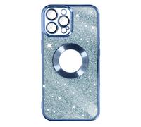 Case for iPhone 12 Pro Max Removable Glitter Silicone Gel Protecam Series Blue