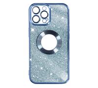 Case for iPhone 13 Pro Max Removable Glitter Silicone Gel Protecam Series Blue
