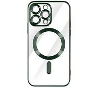 Case for iPhone 14 Pro Max Silicone Camera Chrome Green