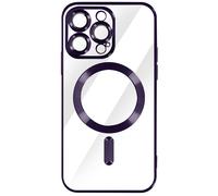 Case for iPhone 14 Pro Max Silicone Camera Chrome Purple