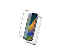 Case for iPhone 15 Pro and Tempered Glass Screen Protector with SmartFrame