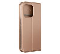 Case for iPhone 15 Pro Card Holder Video Stand Dux Ducis Pink