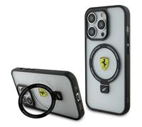 Case For iPhone 15 Pro Max Ferrari Adjustable Magsafe Compatible Logo Matte Dark