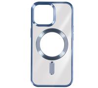 case for iPhone 15 Pro Silicone Camera Protection chrome Blue contour