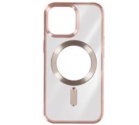case for iPhone 15 Pro Silicone Camera Protection chrome Pink contour