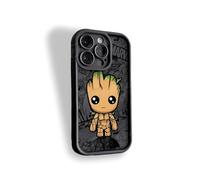 Case for iPhone 16 Pro Max with Marvel Colorfull Character Baby Groot,Shockproof Full Protective for iPhone 16 Pro Max,3D Printing and Soft Case for Marvel Fans (Baby Groot)