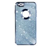 Case for iPhone 6 Plus & 6s Plus Glitter Silicone Gel Protecam Series Blue