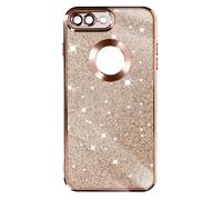 Case for iPhone 7 Plus & 8 Plus Glitter Silicone Gel Protecam Series Rose Gold