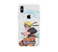 Case for iPhone X - iPhone XS Official Naruto, Shippuden to Protect Your Mobile Phone, Transparent Flexible Silicone Case with Official License